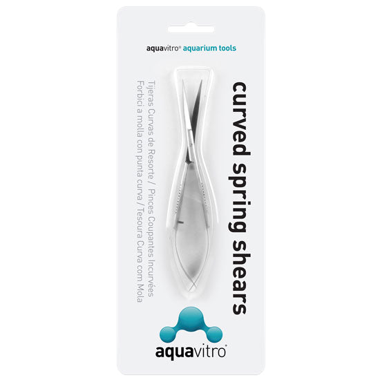 Aquavitro tijera curva de resorte 15 cm