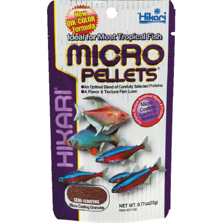 Hikari-micro pellets