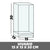 URNA VIVARIO 15 X 15 X 30 CM